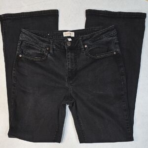 Shyanne Black Wide Leg Jeans
